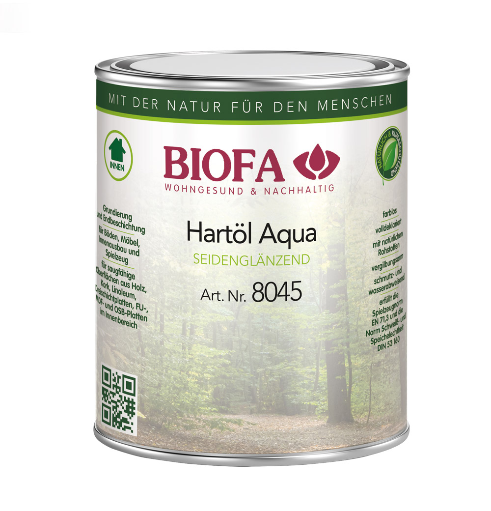 Hartöl Aqua seidenglänzend